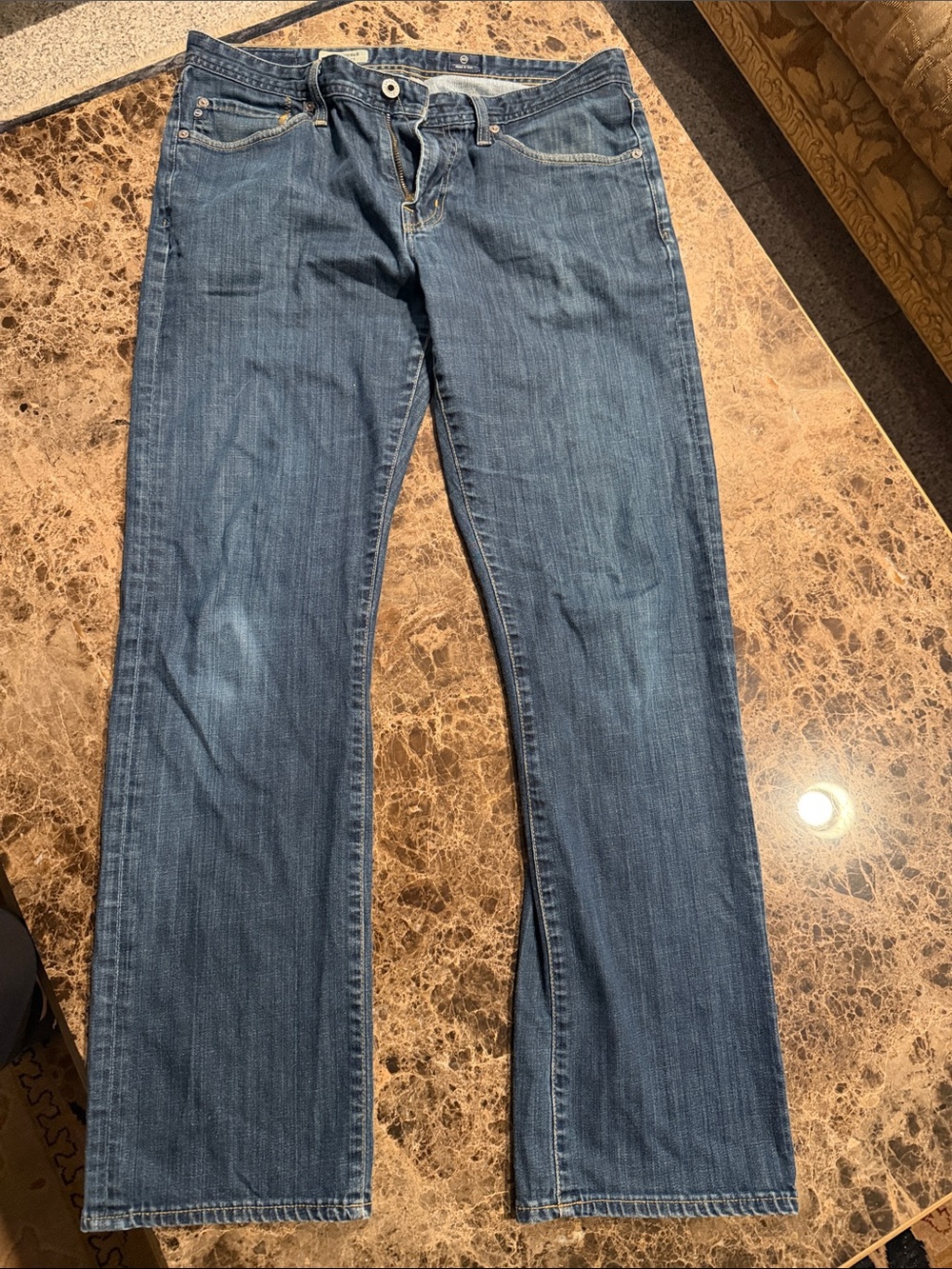 Ag Adriano Goldschmied Men's Bootcut Denim Jeans - Blue Wash